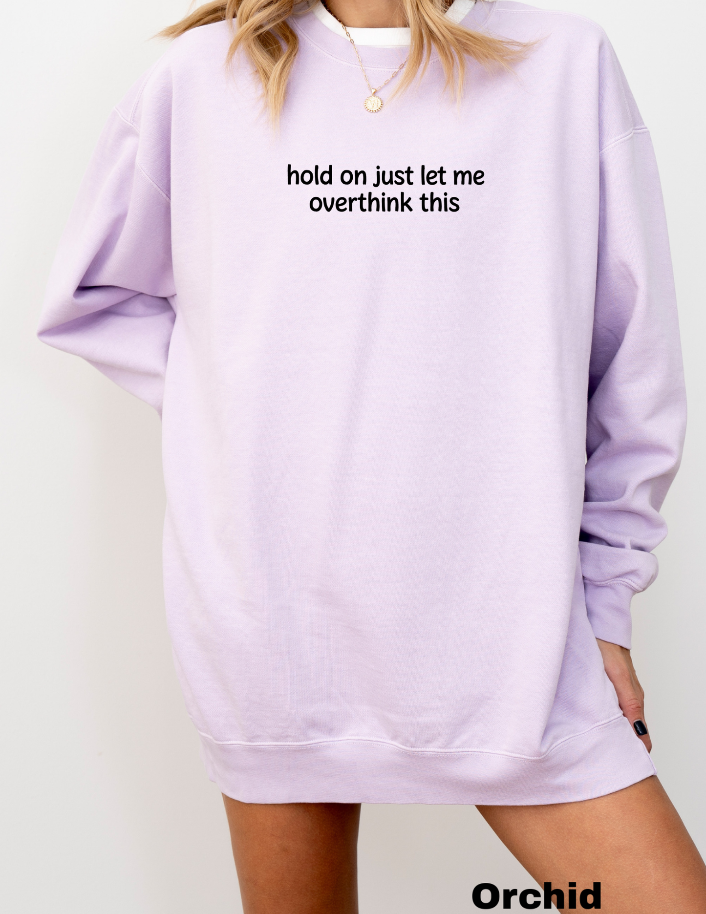 Embroidered Hold on let me overthink this