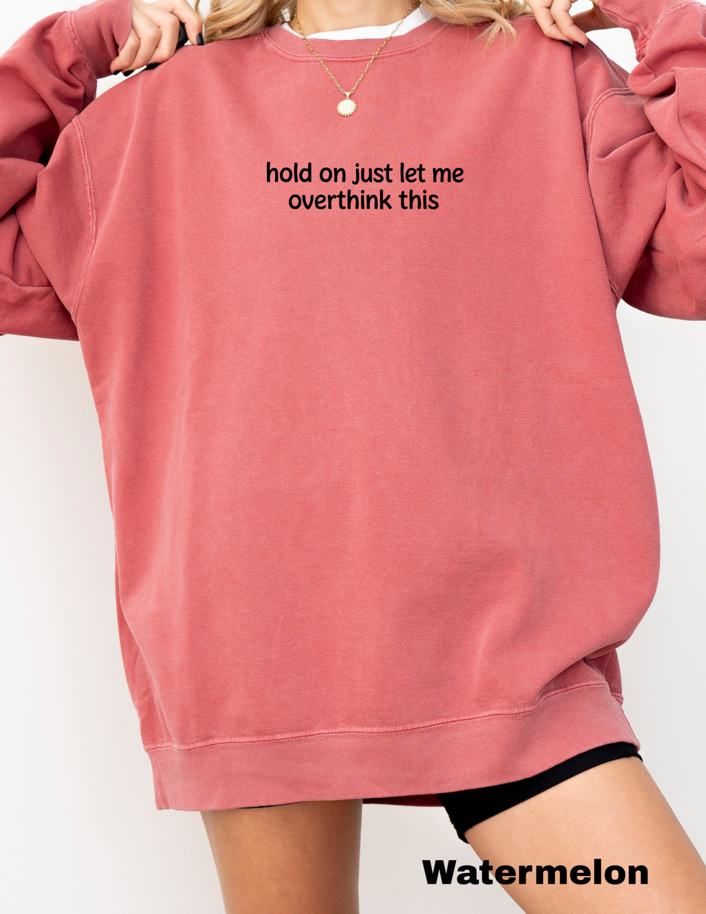 Embroidered Hold on let me overthink this