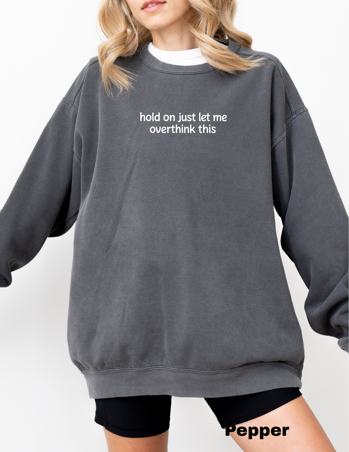 Embroidered Hold on let me overthink this