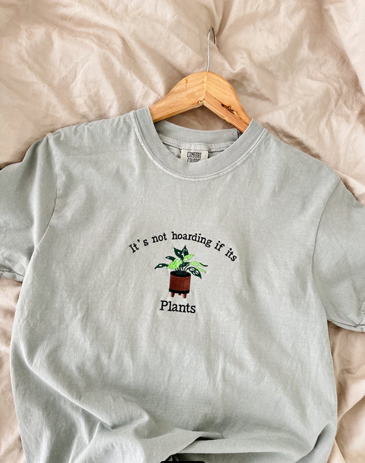 It's Not Hoarding Embroidered Tee