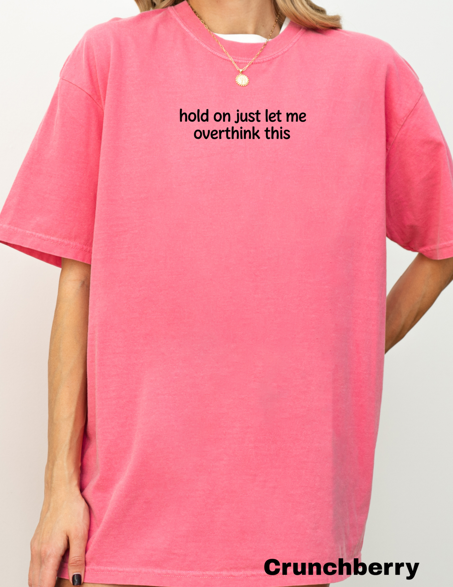 Embroidered Hold on let me overthink this