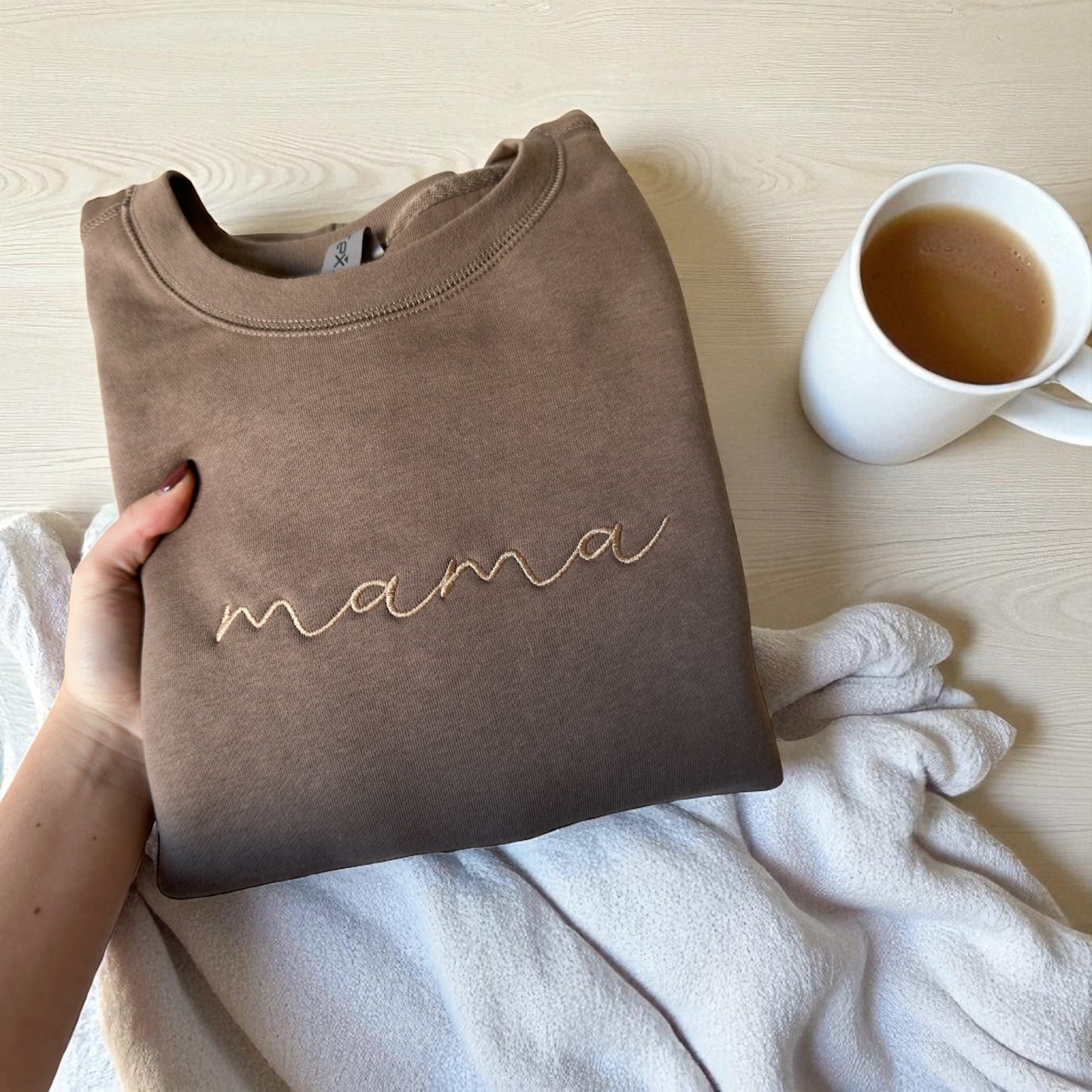 Mama Embroidered Crewneck