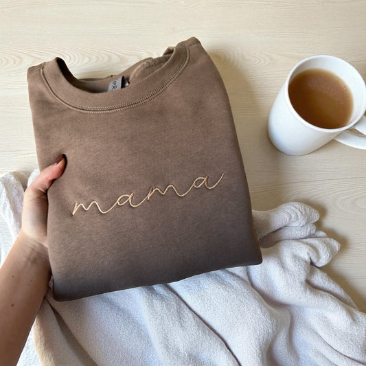 Mama Embroidered Crewneck