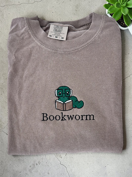 Embroidered Bookworm