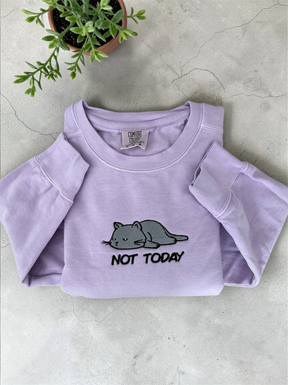 Embroidery Not Today