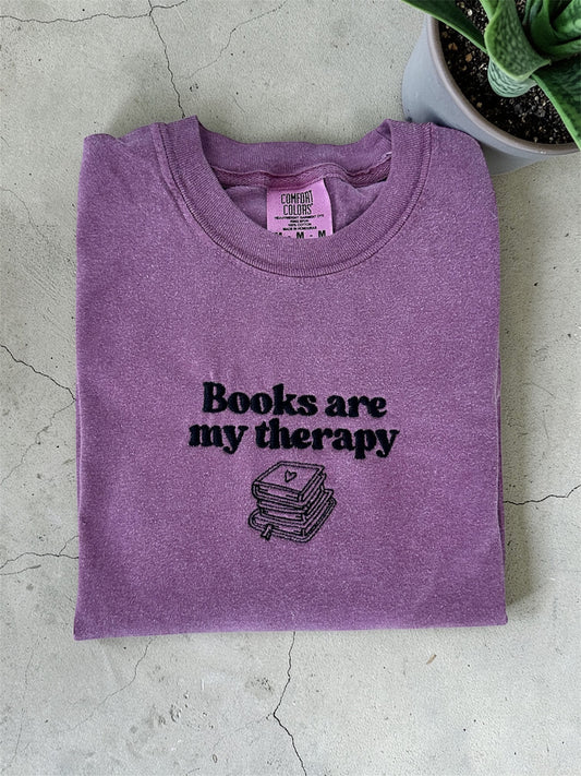 Embroidery Books Are My Therapy